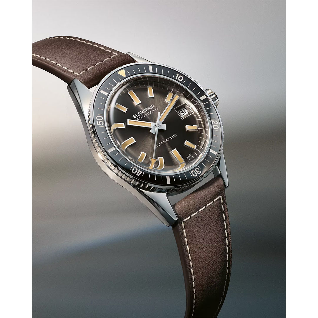 Orologio in acciaio Fifty Fathoms Bathyscaphe Blancpain