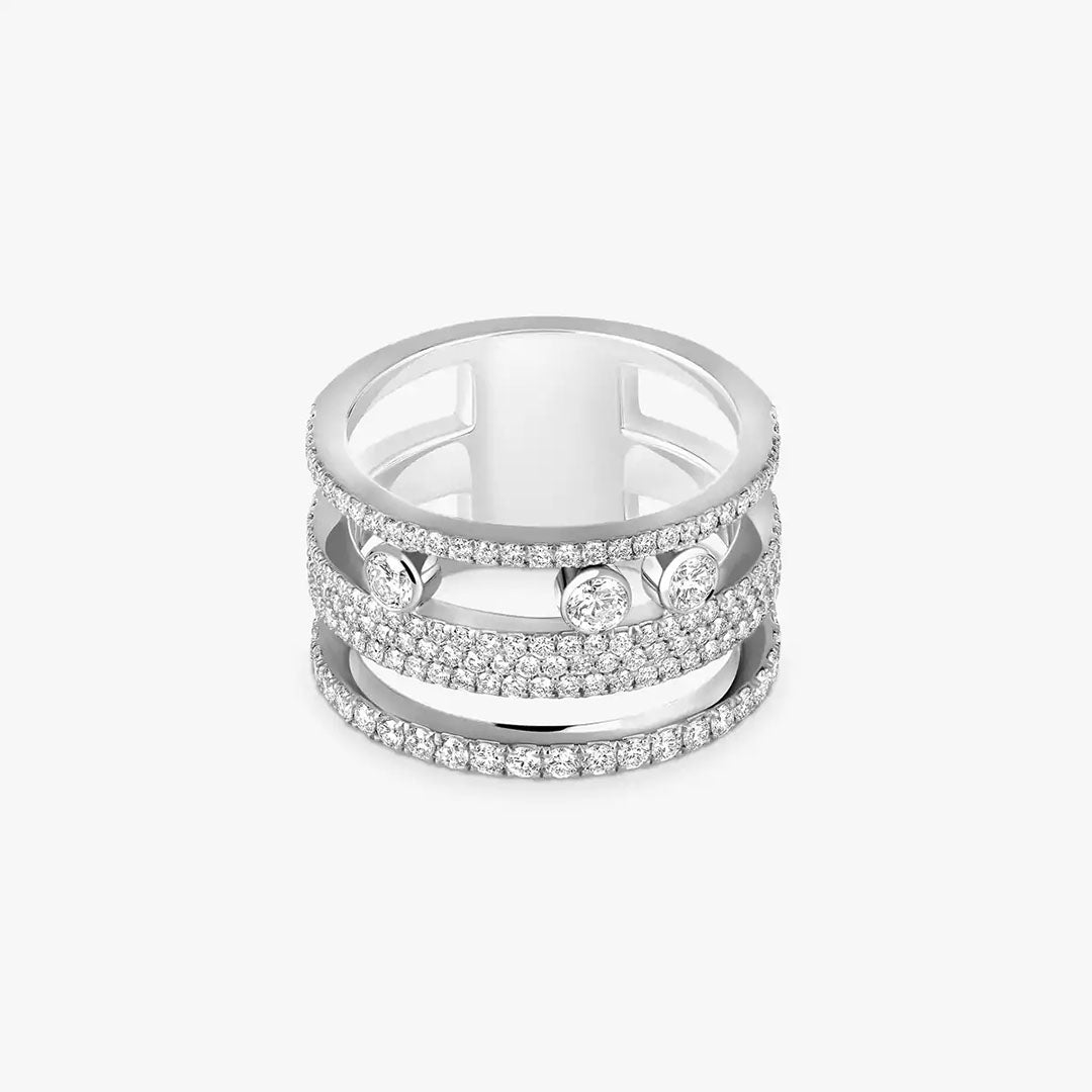 Ring in white gold Move Romane Ring Messika