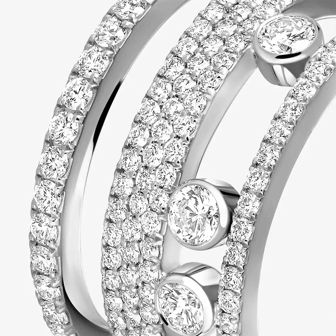 Ring in white gold Move Romane Ring Messika