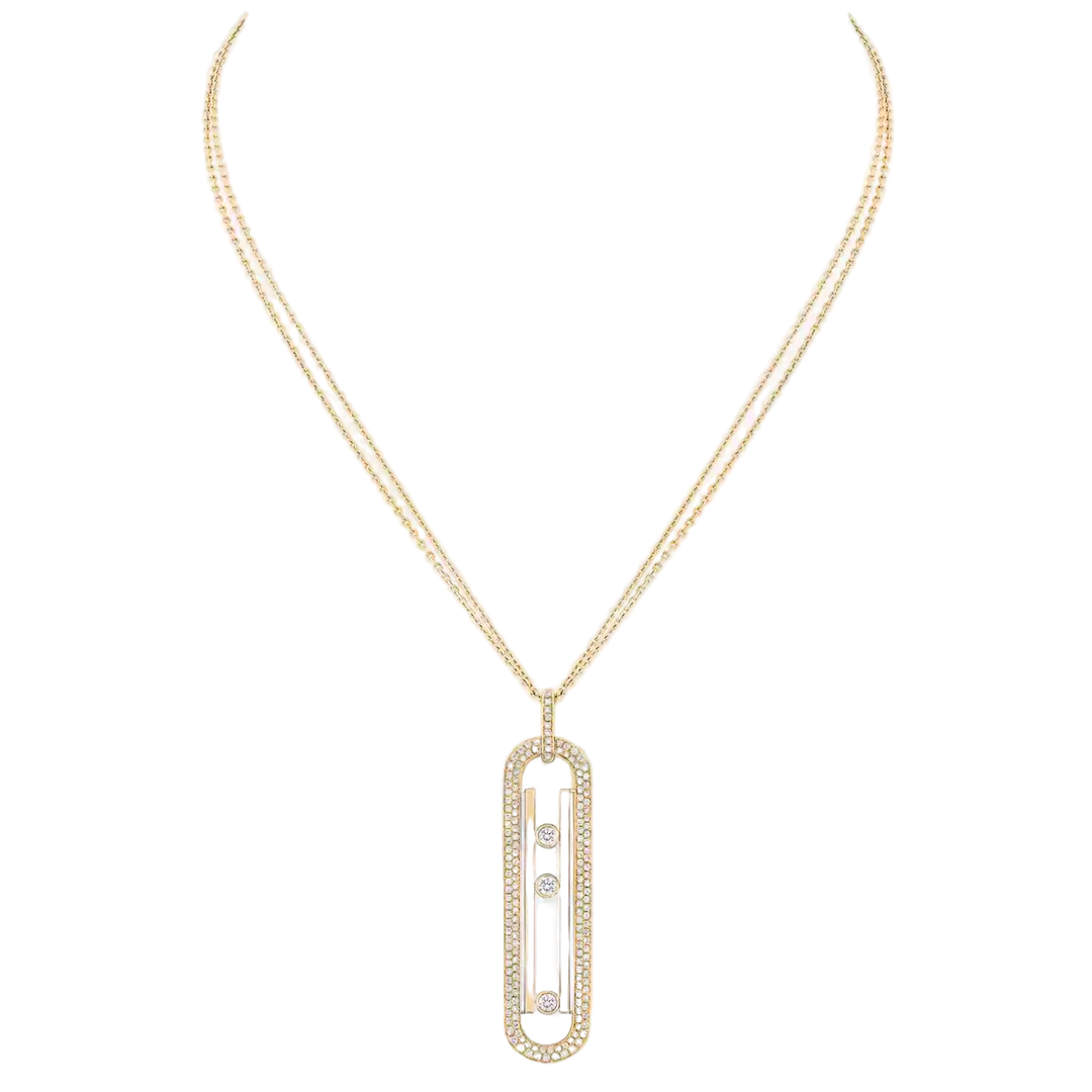 Gioiello in yellow gold  Move 10th Necklace Messika