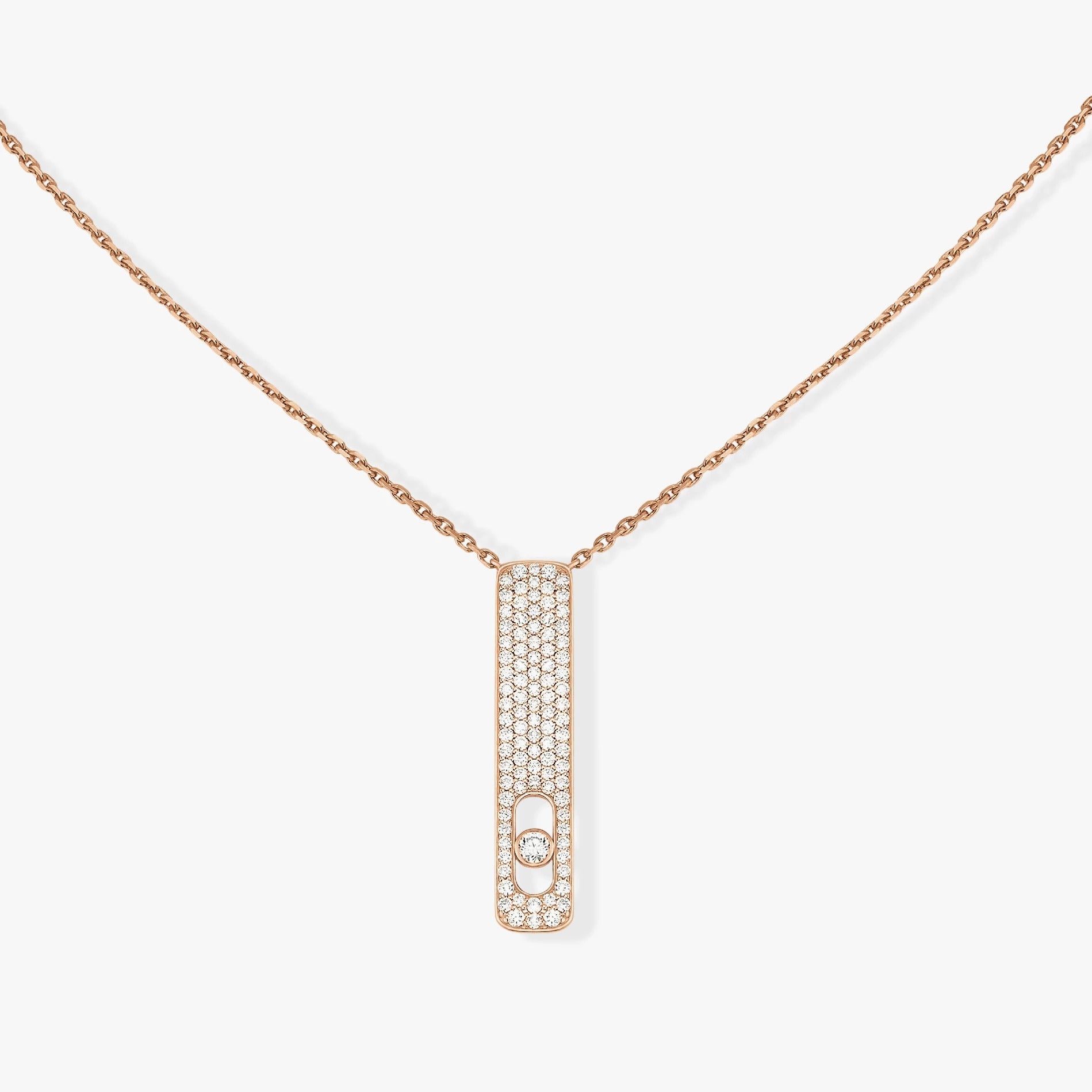 Gioiello in rose gold My First Diamond Necklace Messika
