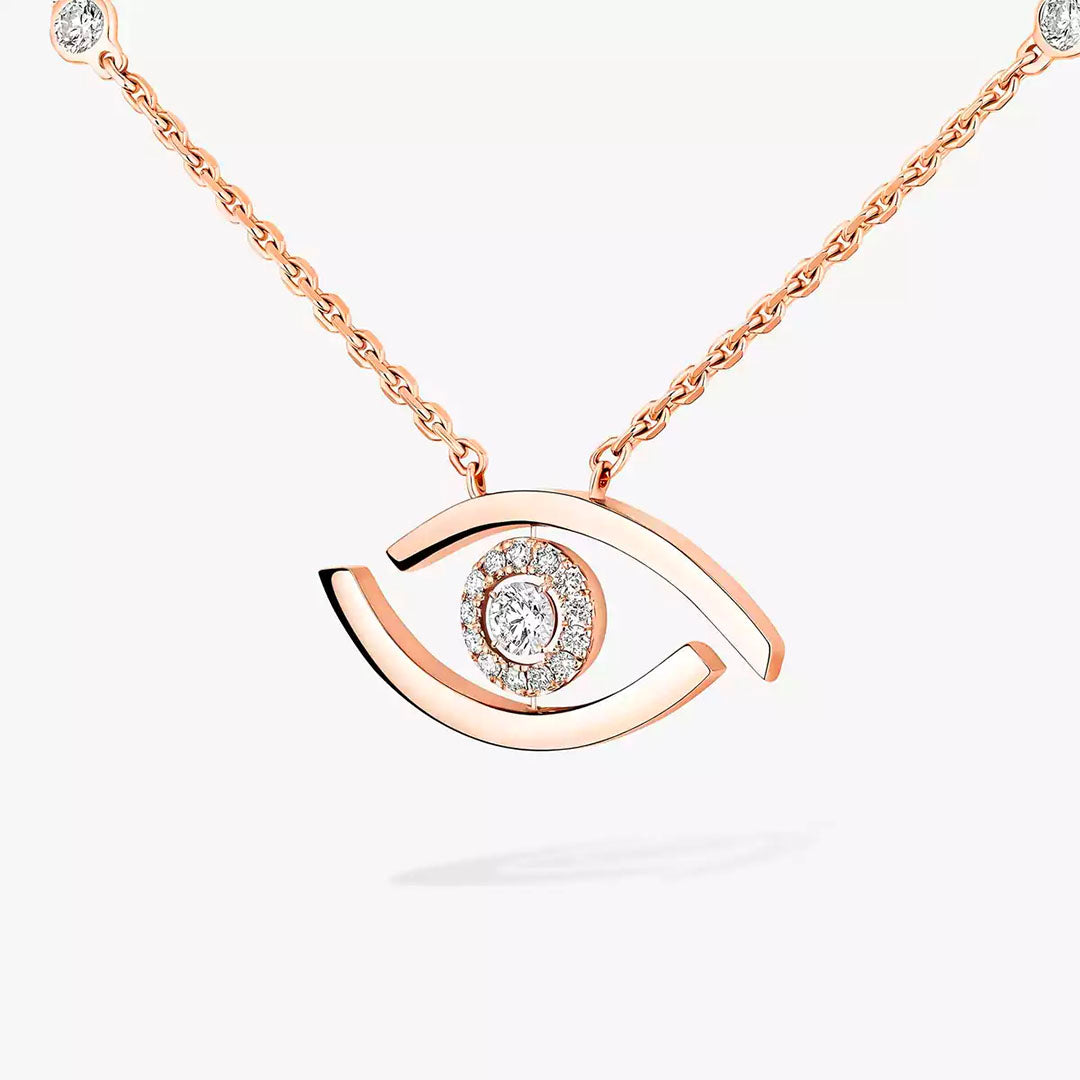 Gioiello in oro rosa Collana Lucky Eye Messika