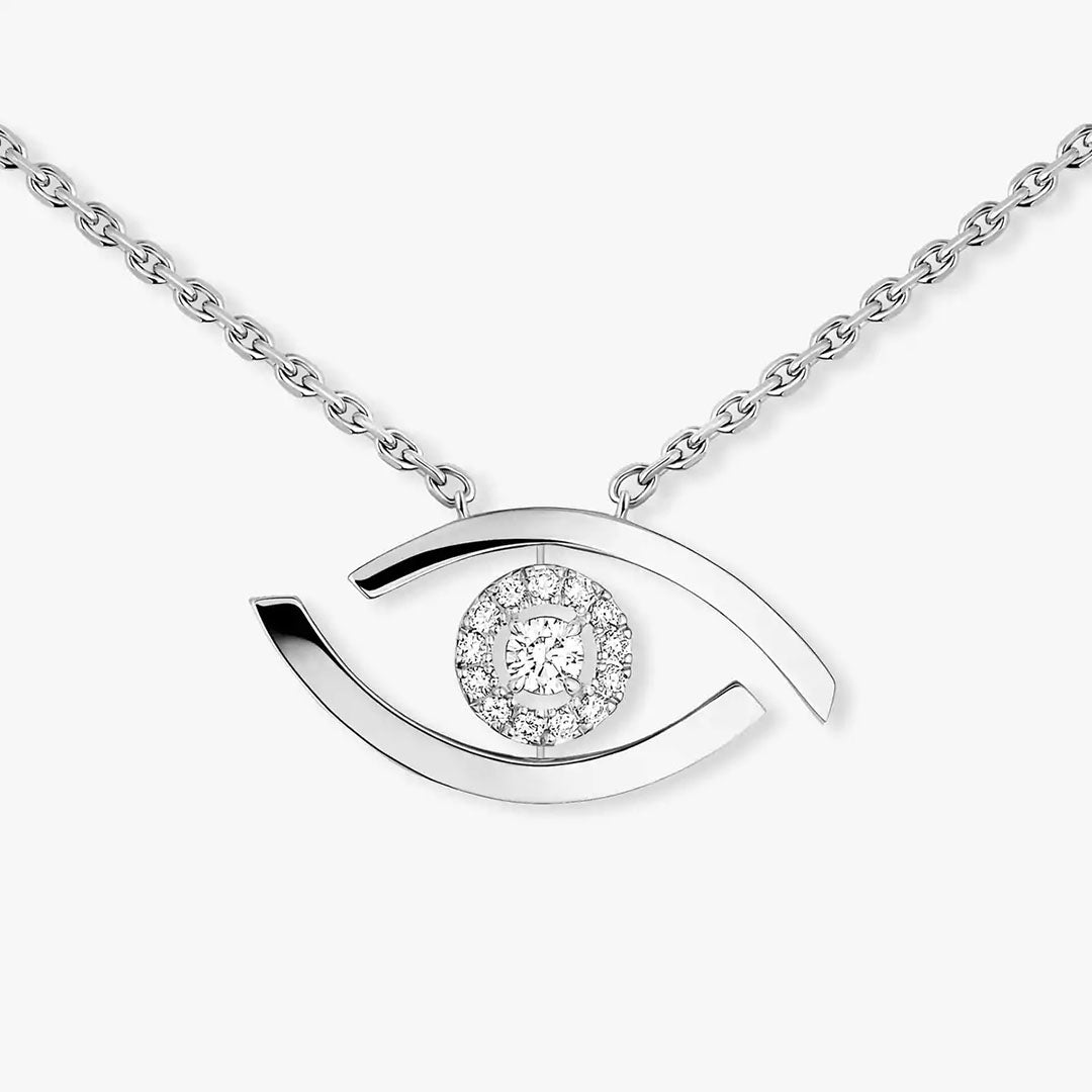 Gioiello in oro bianco Collana Lucky Eye Messika