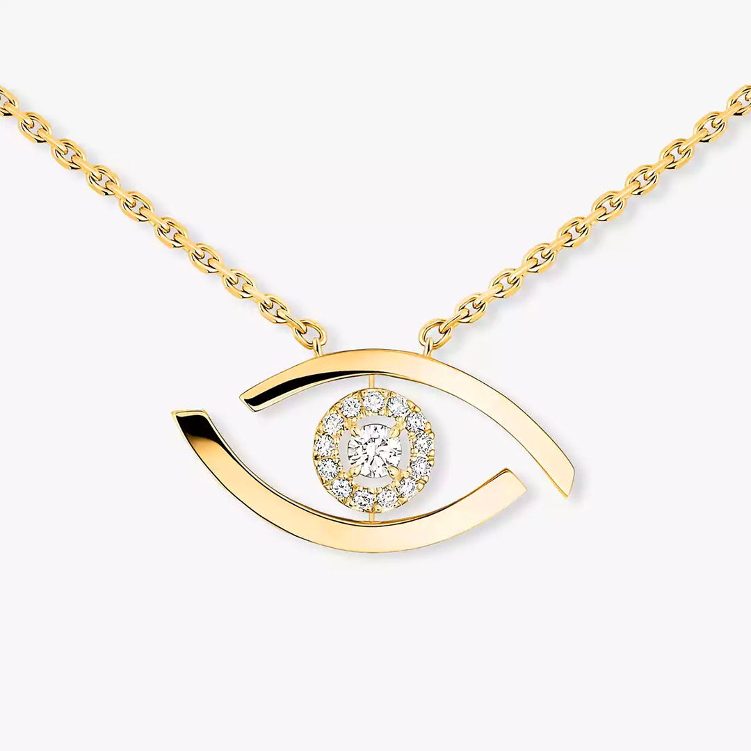 Gioiello in yellow gold Lucky Eye Necklace Messika