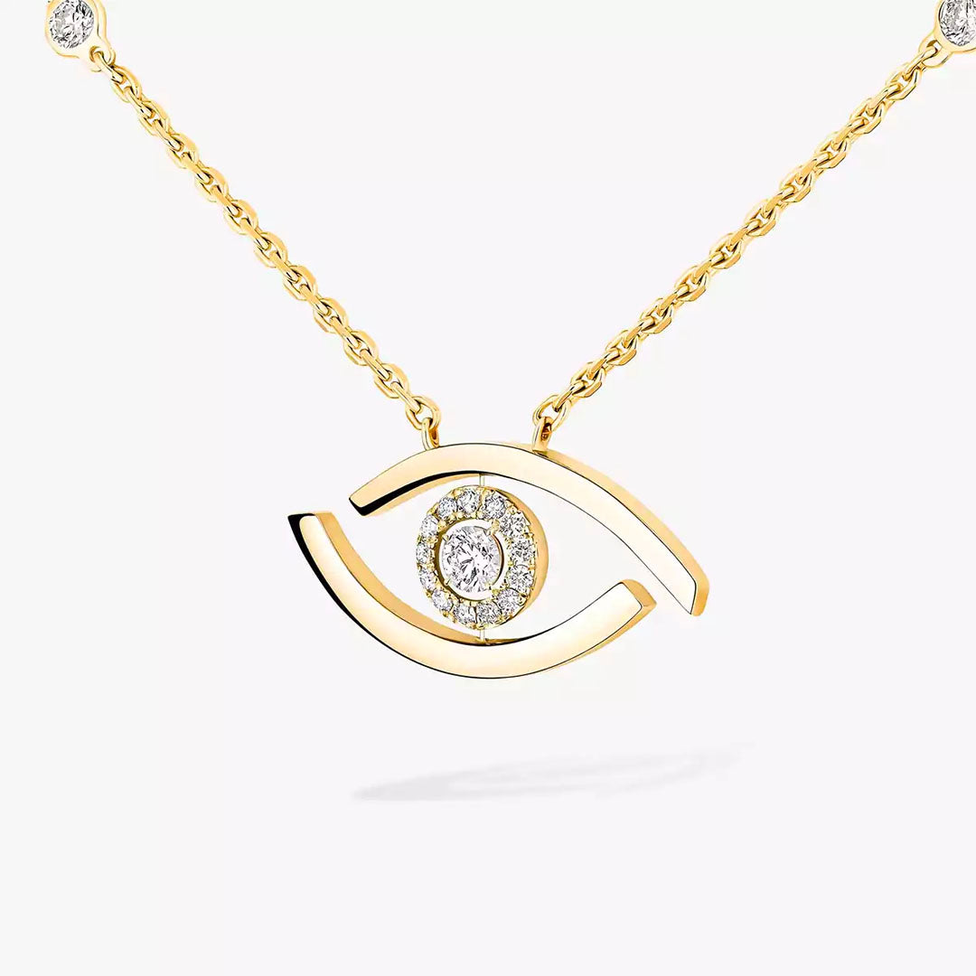 Gioiello in yellow gold Lucky Eye Necklace Messika