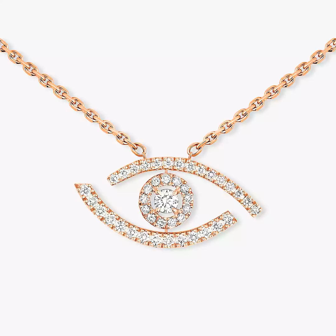 Gioiello in oro rosa Collana Lucky Eye Messika