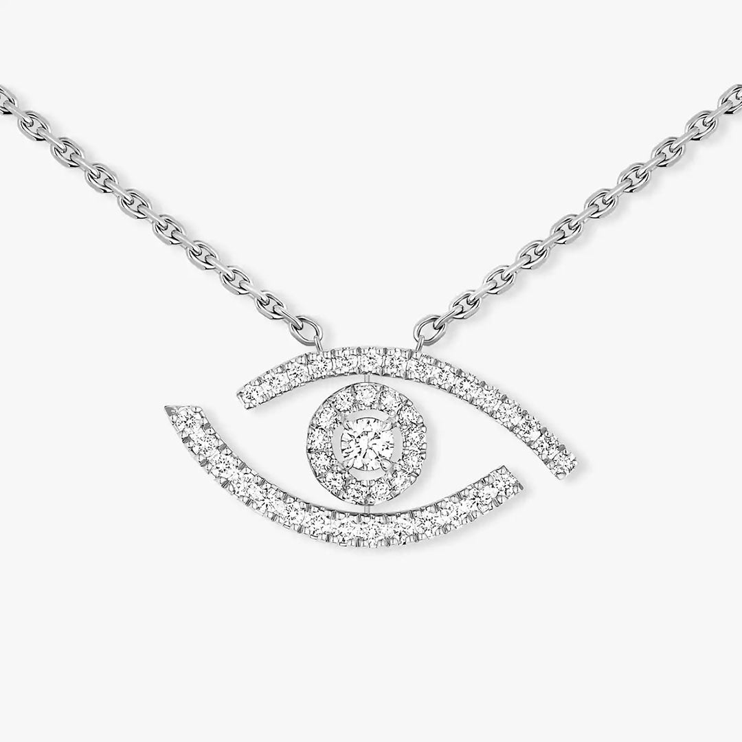 Gioiello in oro bianco Collana Lucky Eye Messika
