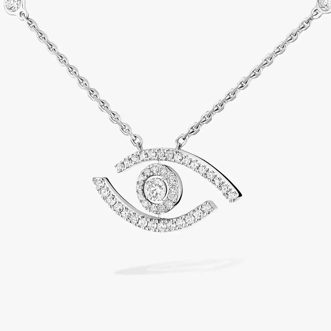 Gioiello in oro bianco Collana Lucky Eye Messika