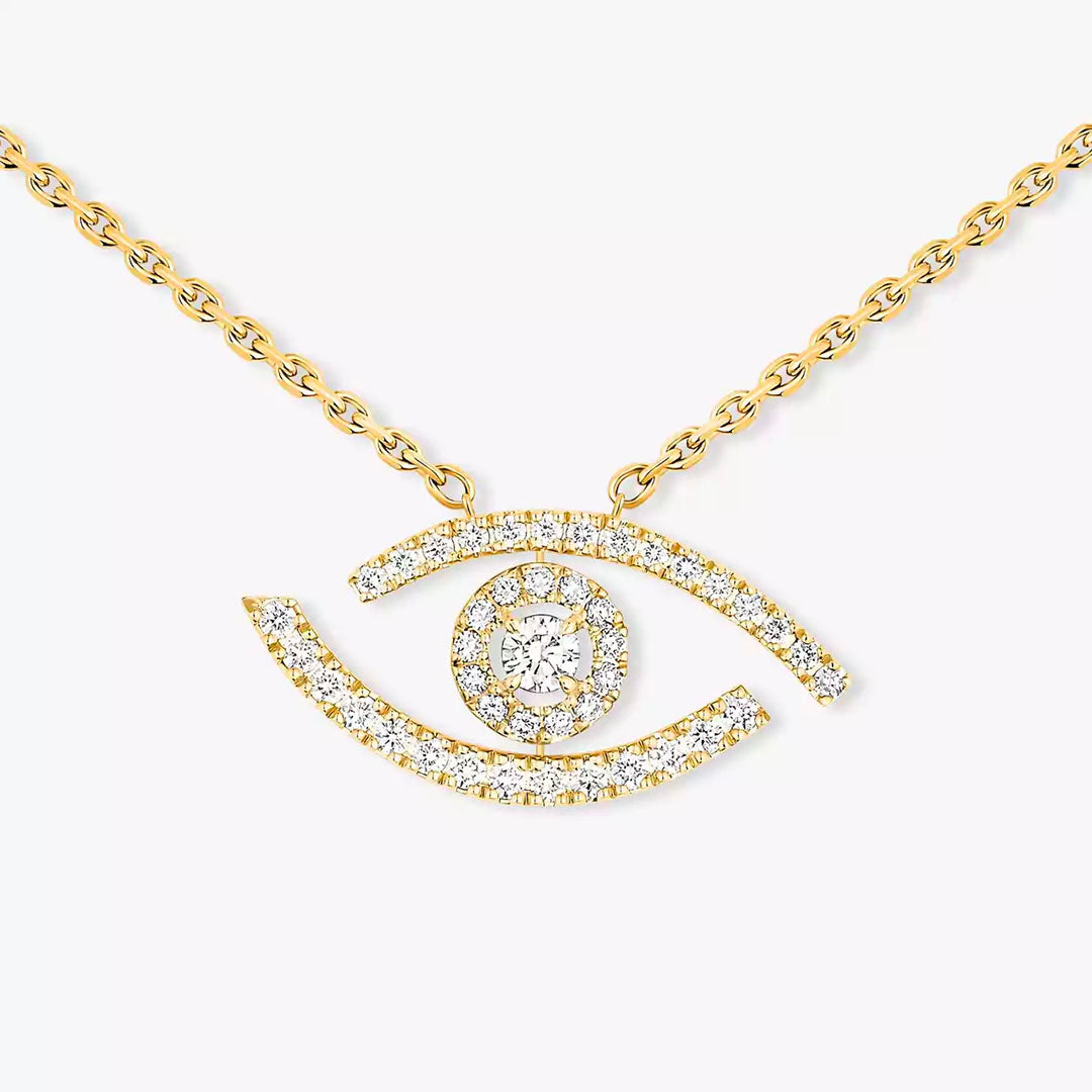 Gioiello in yellow gold Lucky Eye Necklace Messika