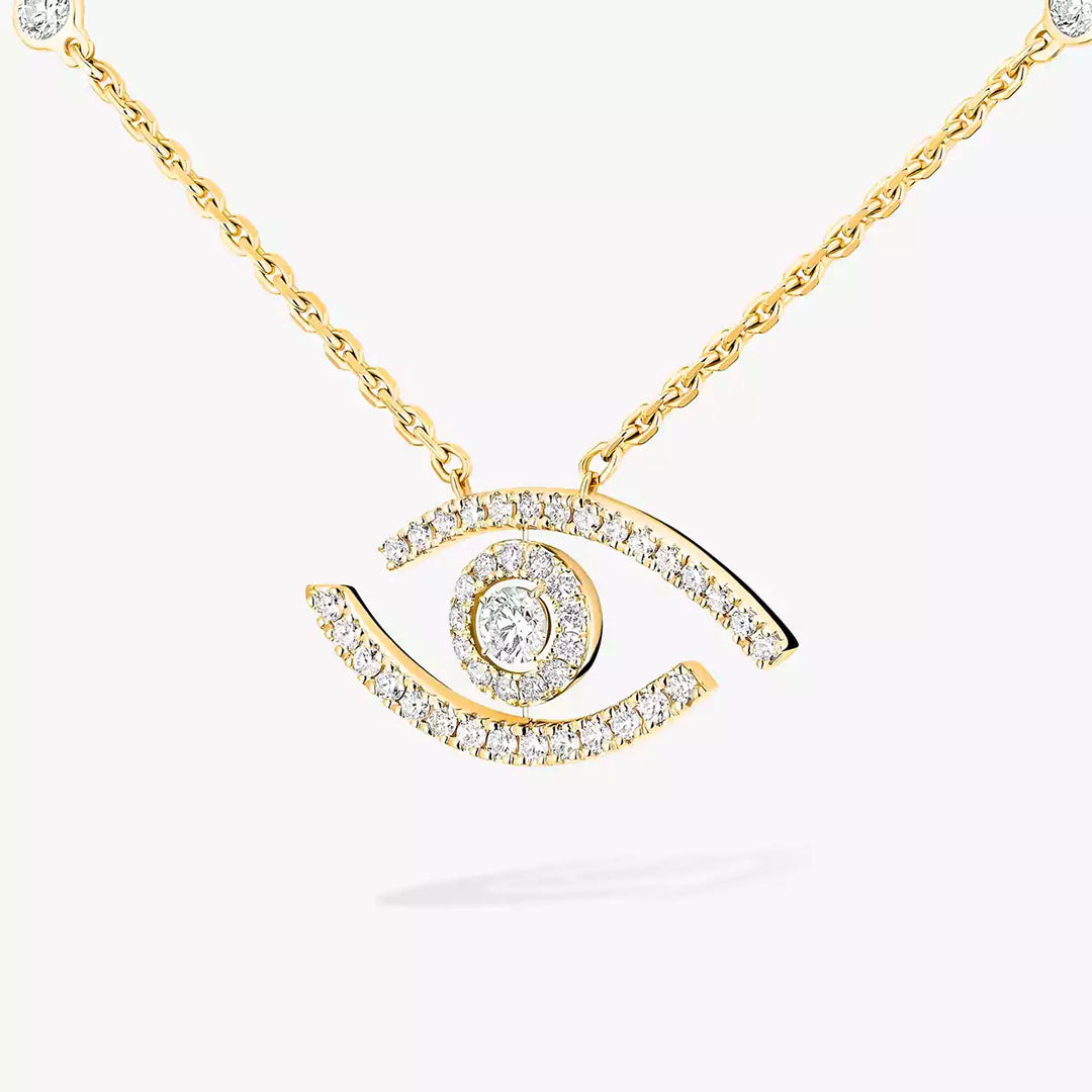 Gioiello in yellow gold Lucky Eye Necklace Messika