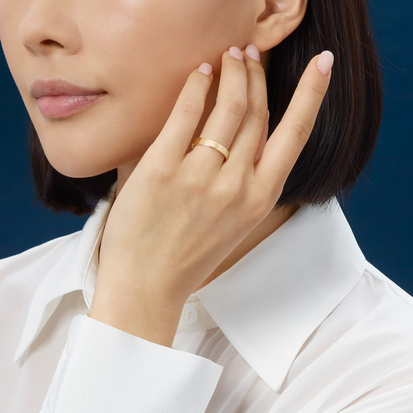 Gioiello in oro giallo Fede nuziale Les Éternelles de Chaumet Rubans Chaumet