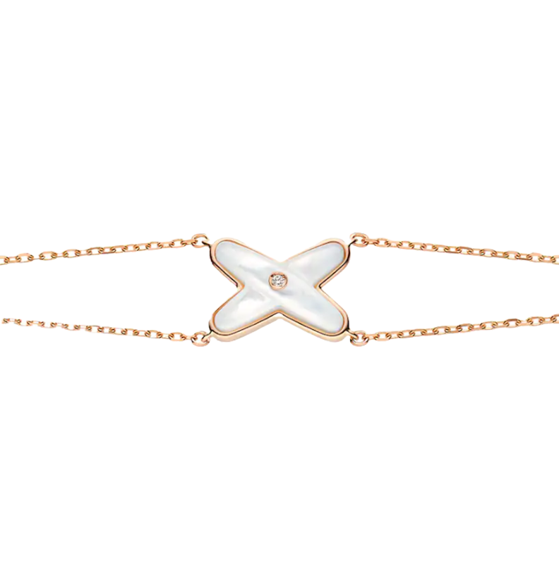 Gioiello in oro rosa Bracciale Jeux de Liens Chaumet