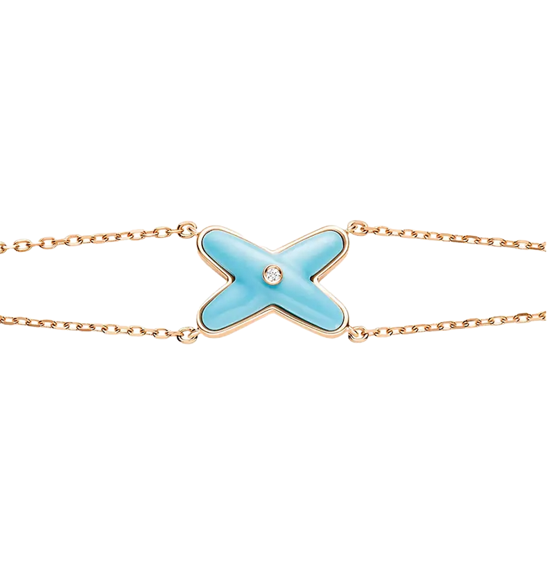 Gioiello in oro rosa Bracciale Jeux de Liens Chaumet