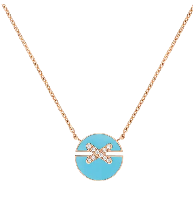 Gioiello in rose gold Jeux de Liens Harmony necklace Chaumet