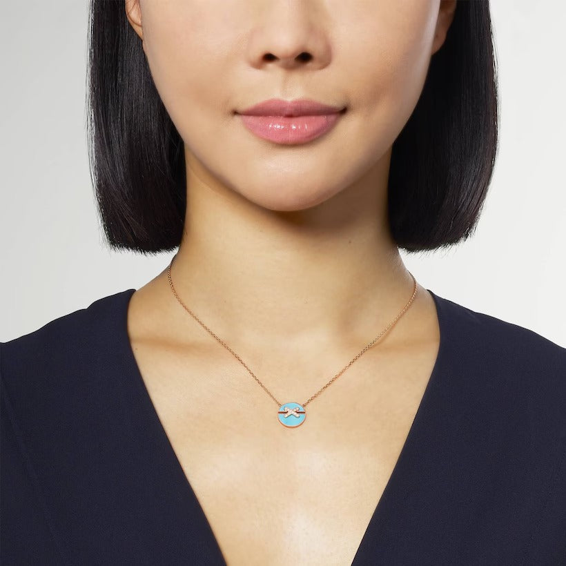 Gioiello in rose gold Jeux de Liens Harmony necklace Chaumet
