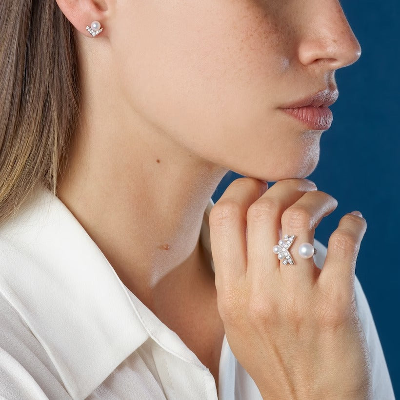 Earrings in white gold Joséphine Aigrette Earrings Chaumet