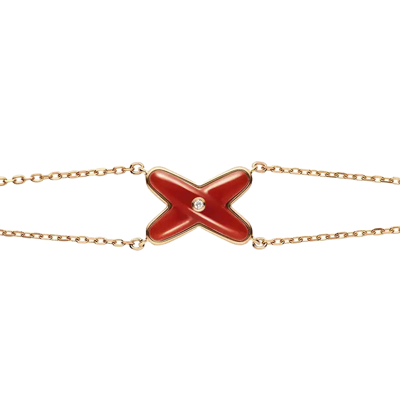 Gioiello in oro rosa Bracciale Jeux de Liens Chaumet