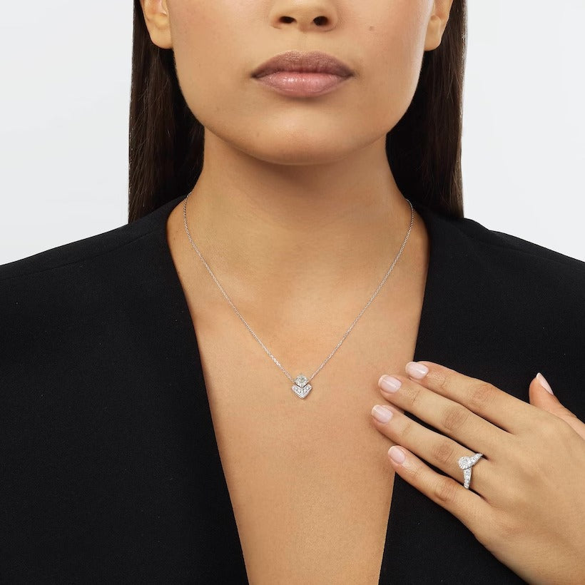 Gioiello in white gold Joséphine Éclat Floral Necklace Chaumet