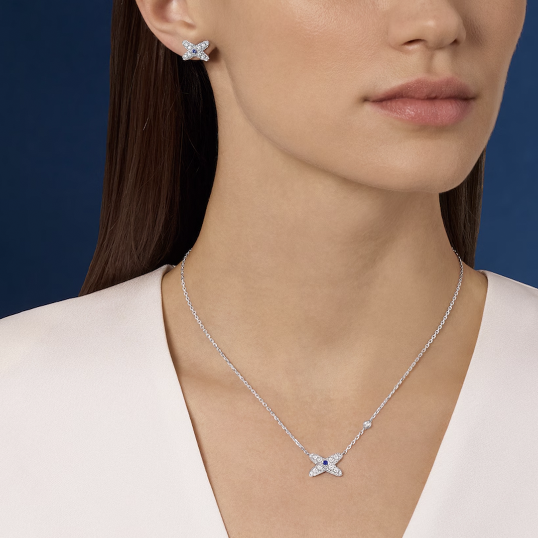 Gioiello in oro bianco Orecchini Jeux de Liens Chaumet