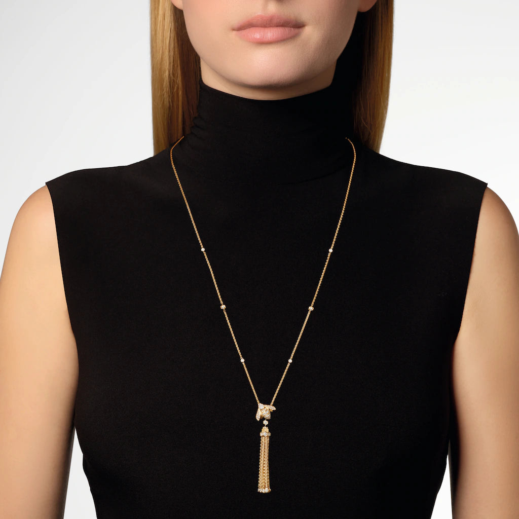 Gioiello in yellow gold Bee de Chaumet Pompon pendan Chaumet