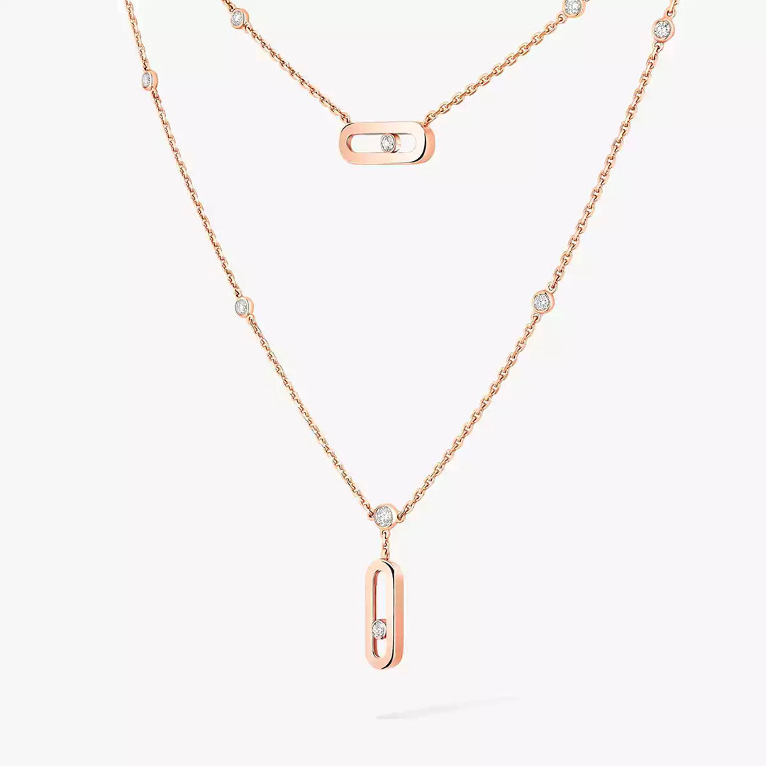 Gioiello in oro rosa Collana Move Uno Messika