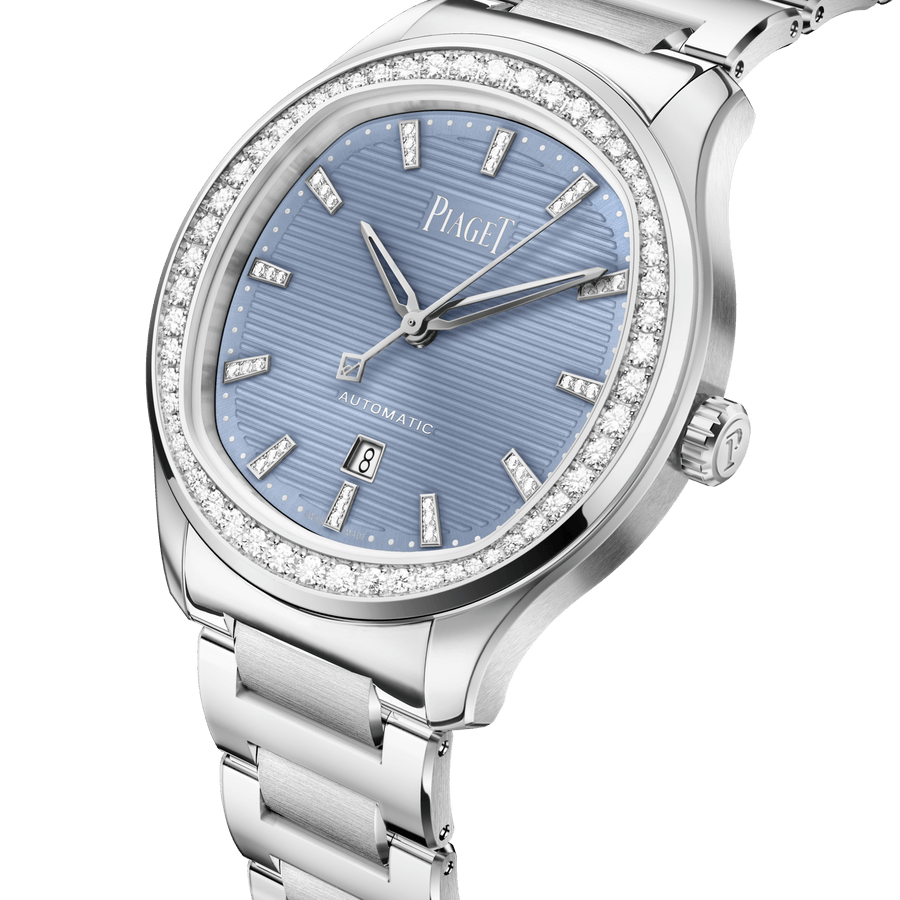 Watch in steel Piaget Polo Date Piaget
