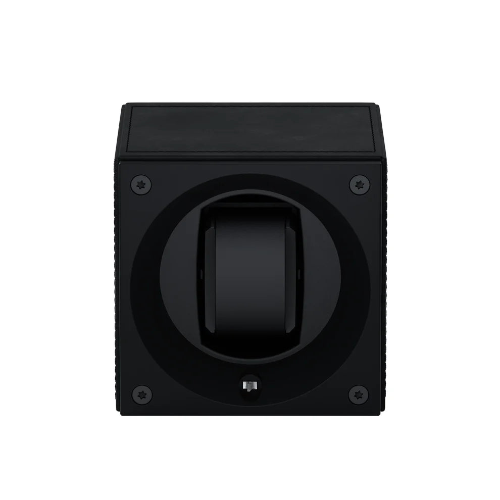 Accessorio in pelle e plastica Masterbox Pelle Nera Kubik