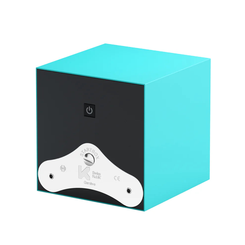 Accessorio in plastic Startbox Soft Touch Turquoise  Kubik