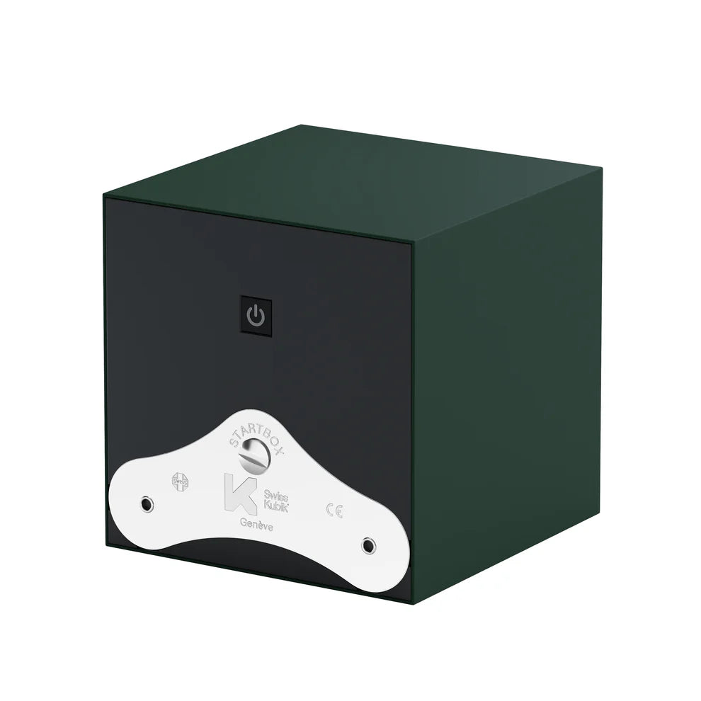 Accessorio in plastic Startbox Soft Touch Green Kubik