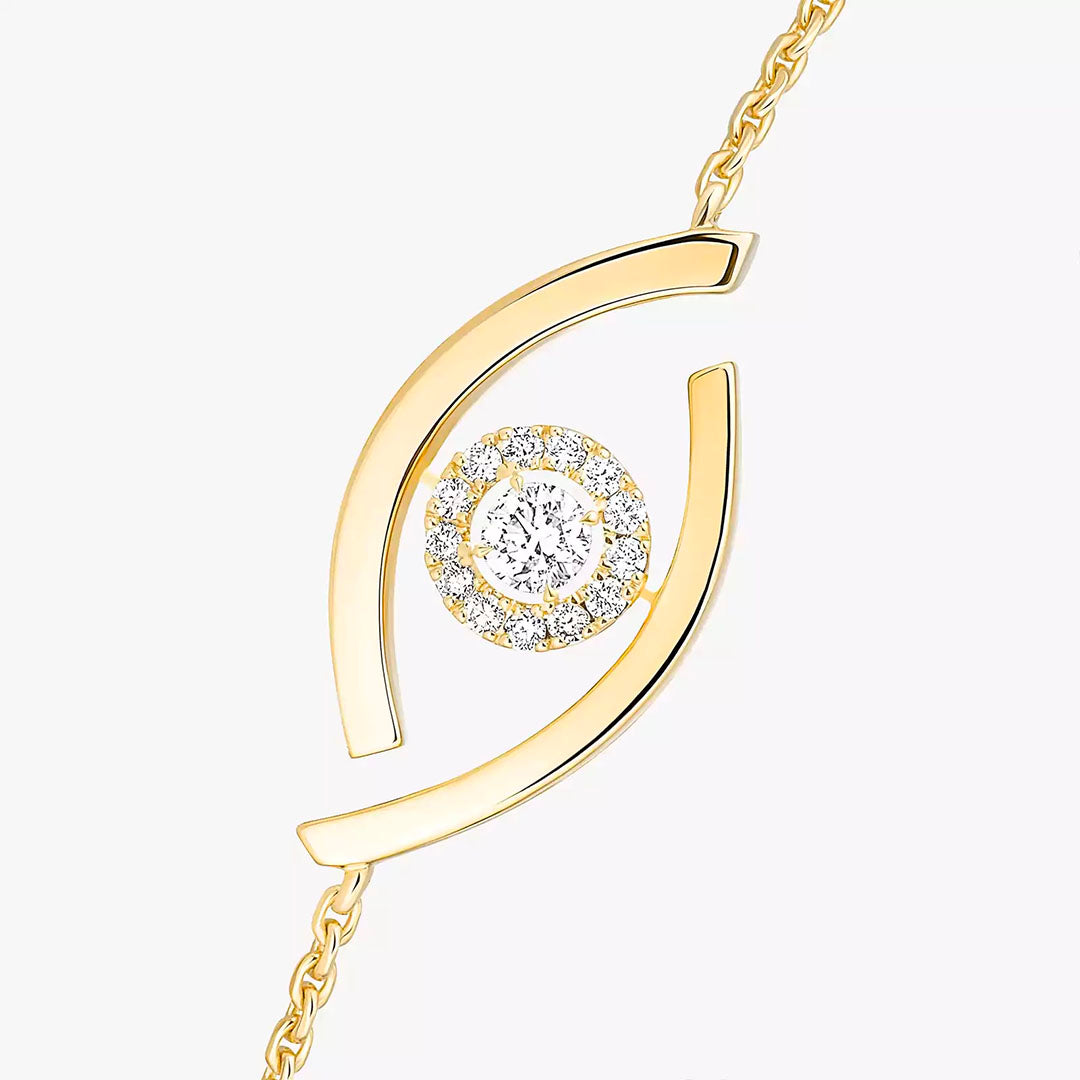 Bracelet in yellow gold Lucky Eye Bracelet Messika