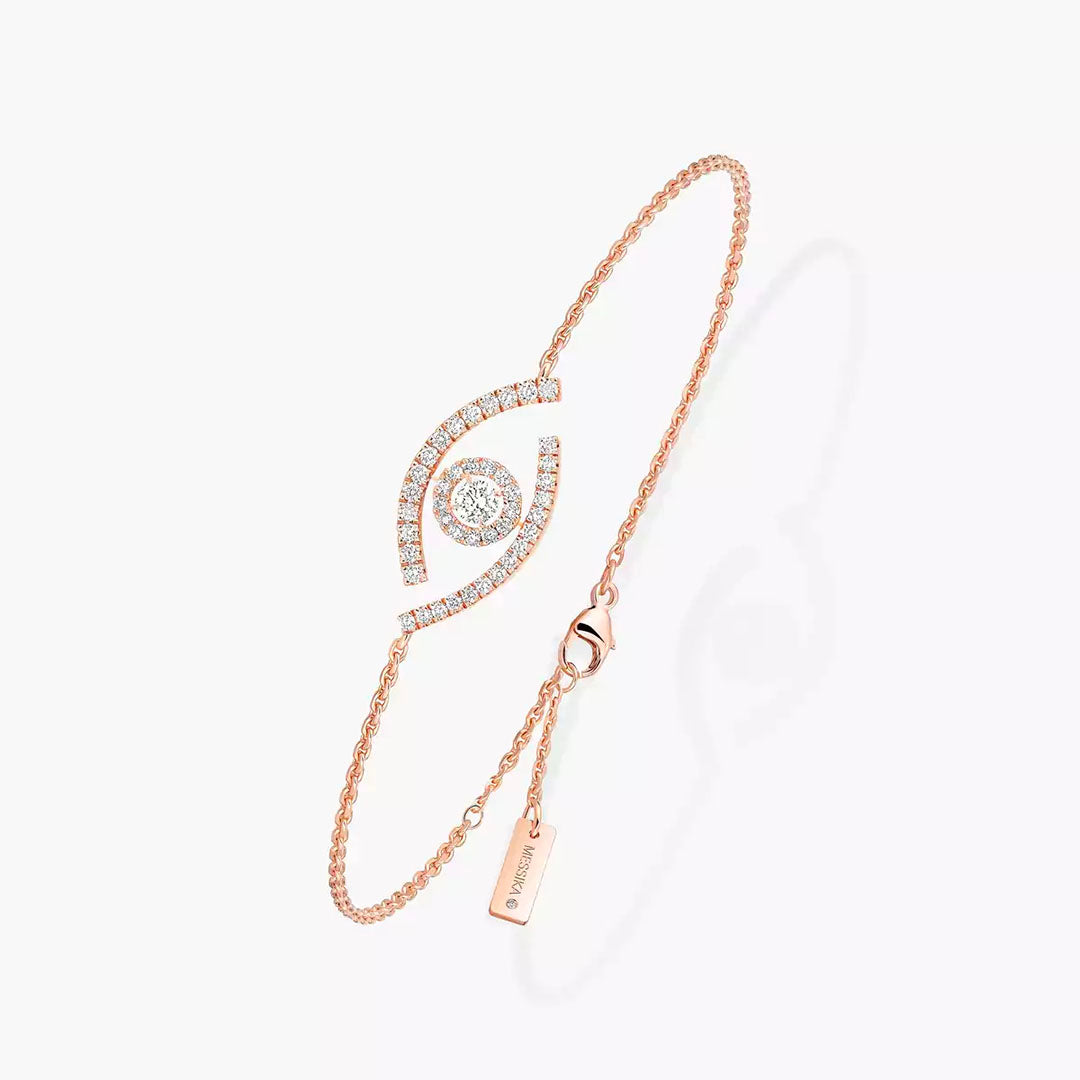 Gioiello in oro rosa Bracciale Lucky Eye Messika