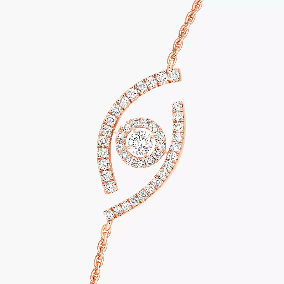 Gioiello in oro rosa Bracciale Lucky Eye Messika