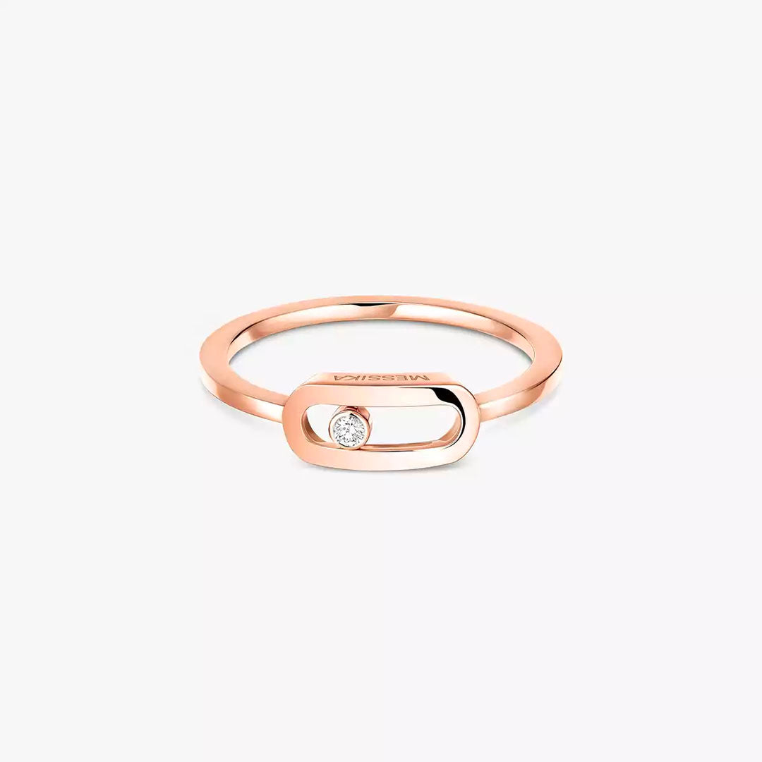 Ring in rose gold Move Uno Ring Messika