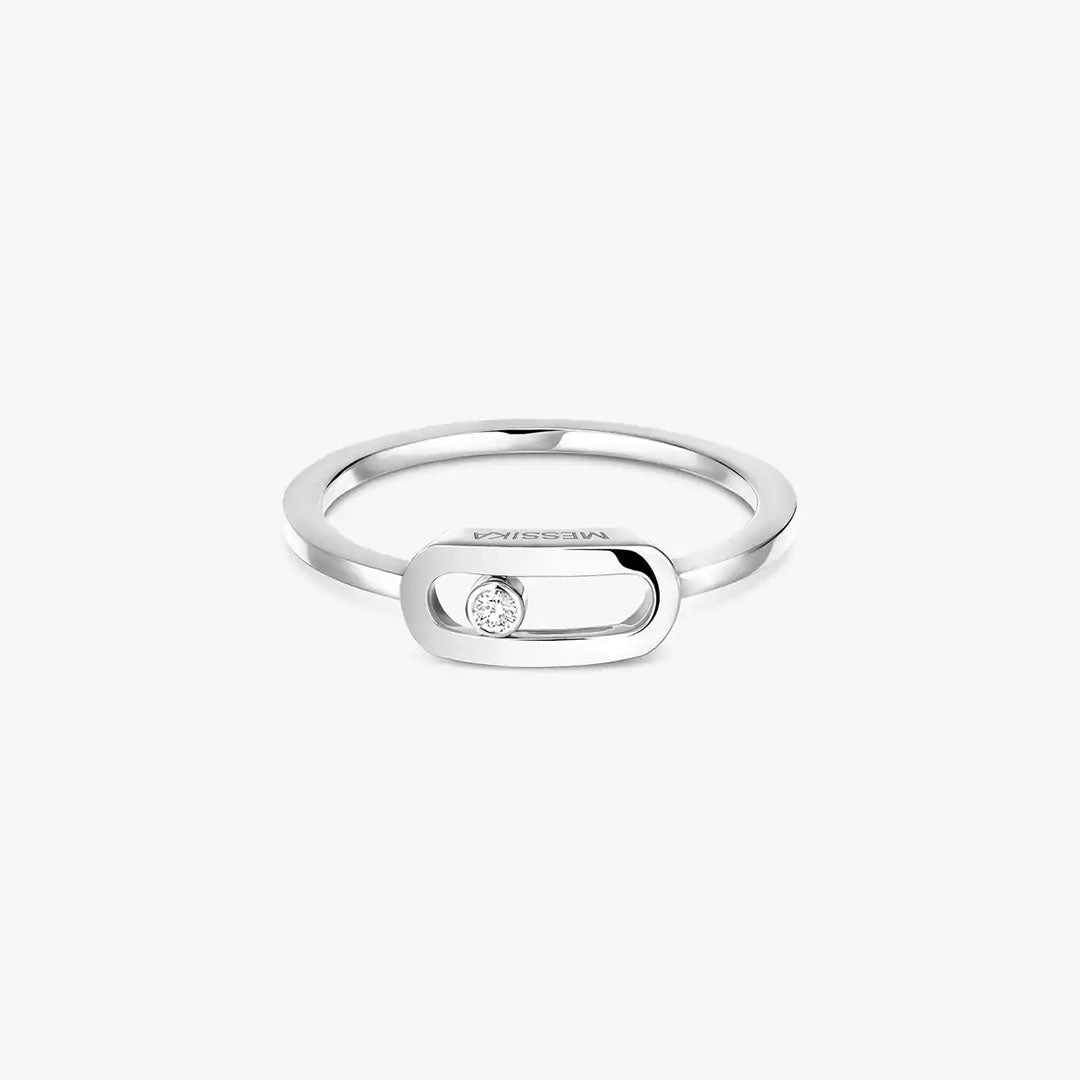 Ring in white gold Move Uno Ring Messika