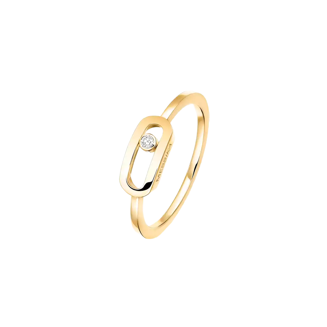 Ring in yellow gold Move Uno Ring Messika