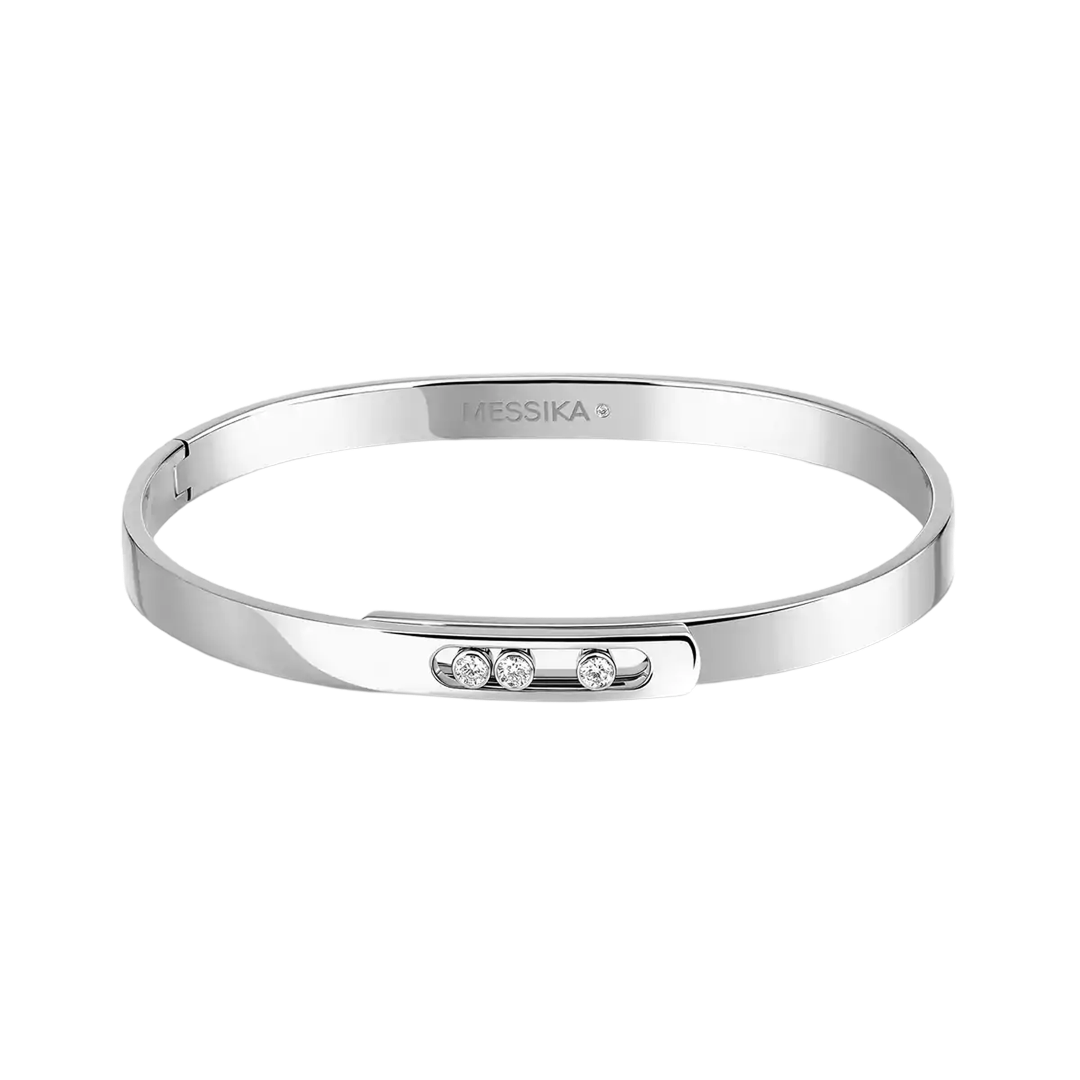 Gioiello in oro bianco Bracciale Move Noa Messika