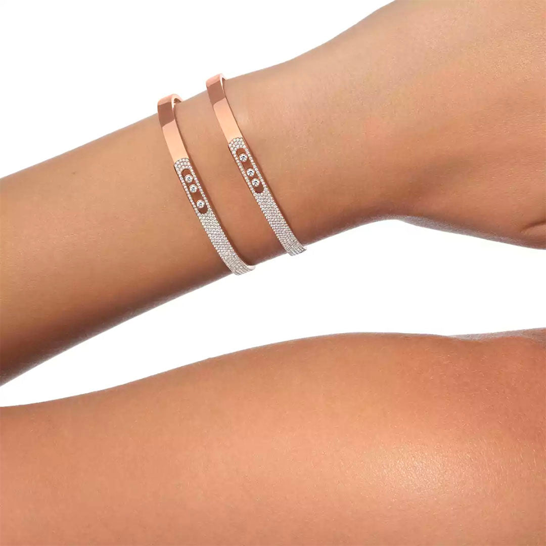 Gioiello in oro rosa Bracciale Move Noa Messika