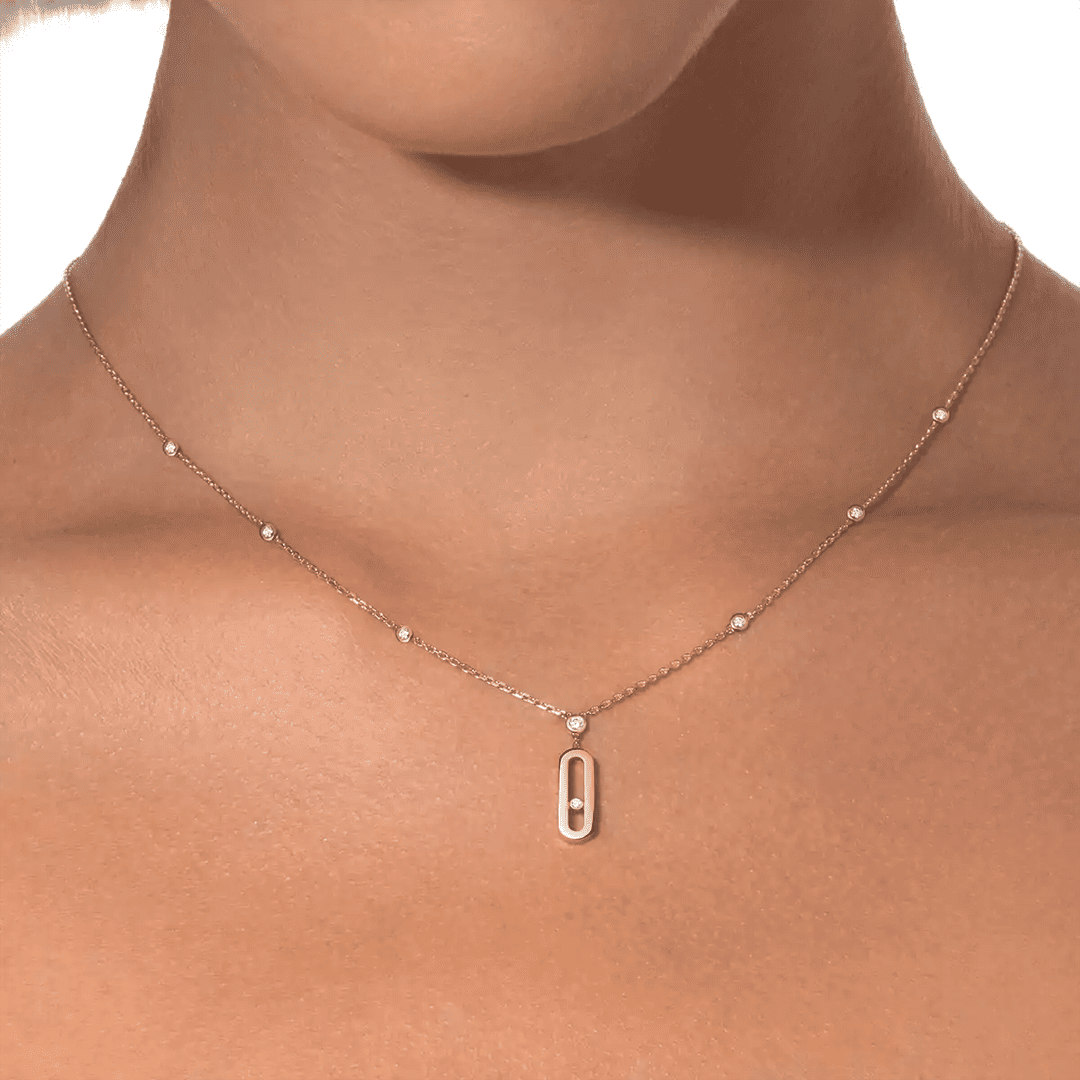 Gioiello in oro rosa Collana Move Uno Messika