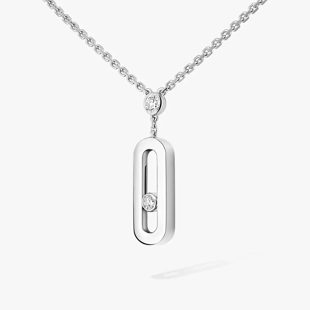 Gioiello in white gold Move Uno Necklace Messika