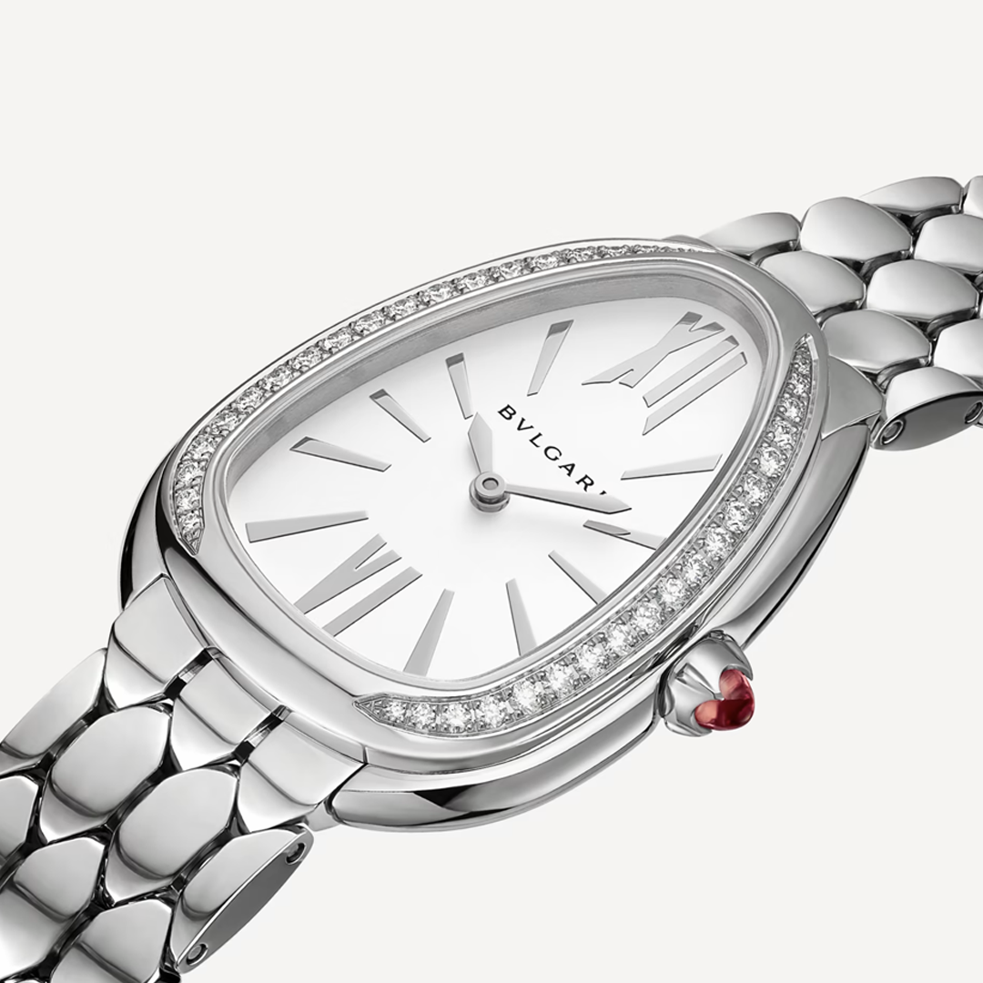 Watch in steel Serpenti Seduttori Bulgari