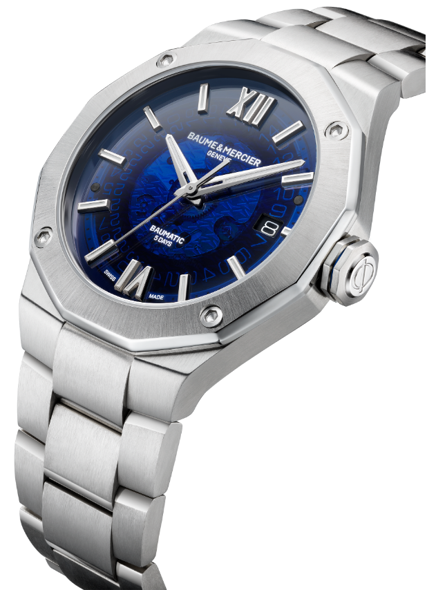Watch in steel Riviera Baume et mercier