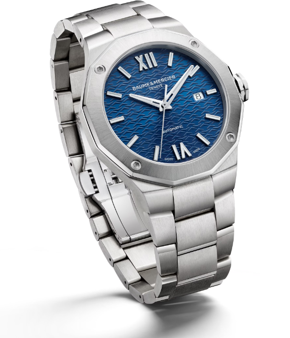 Watch in steel Riviera Baume et mercier
