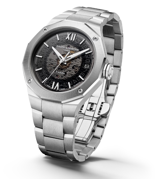 Watch in steel Riviera Baume et mercier