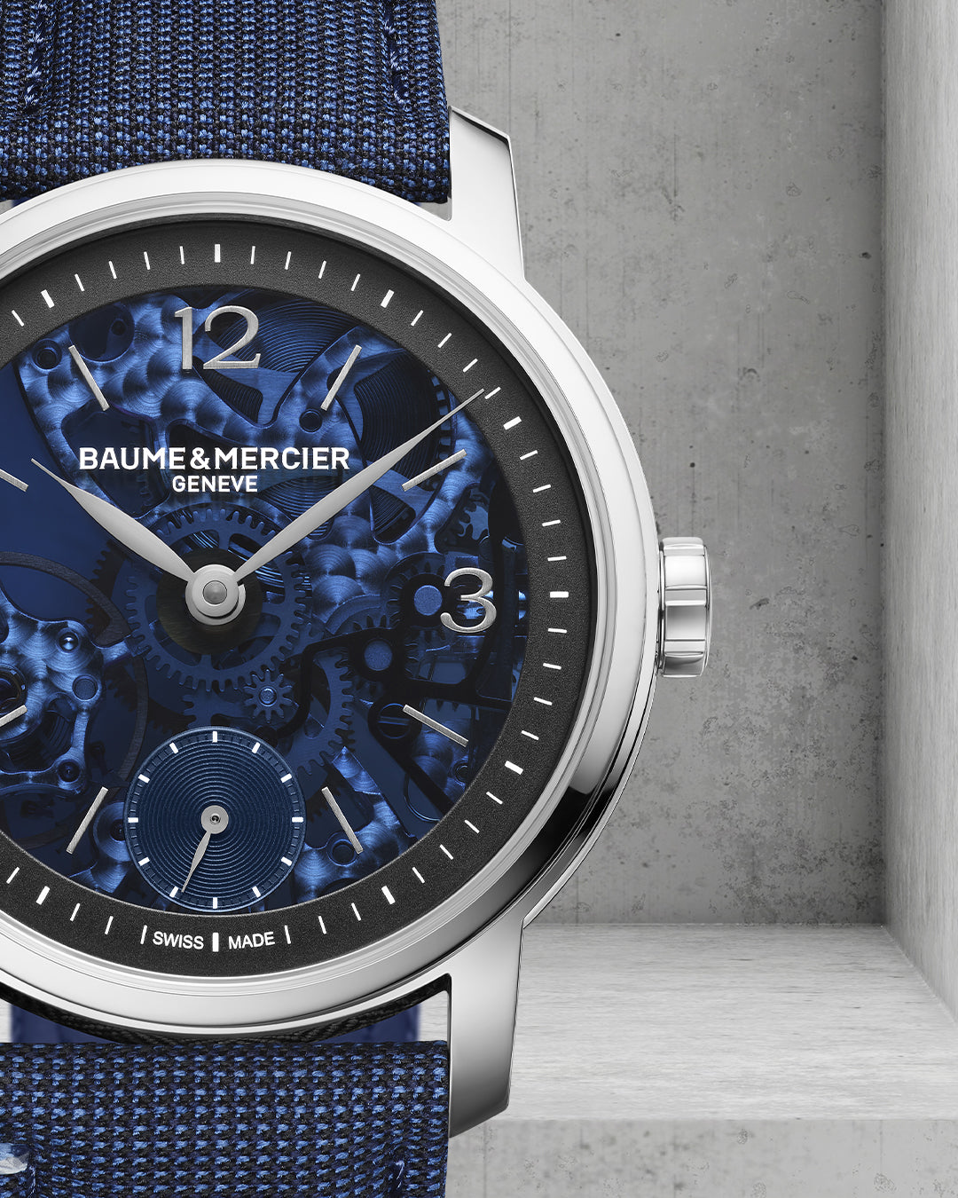 Watch in steel Classima Baume et mercier
