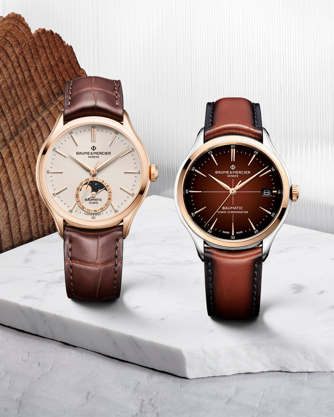 Orologio in acciaio Clifton Baume et mercier