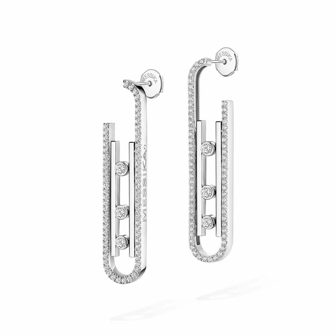 Earrings in white gold  Move 10th Earrings Messika