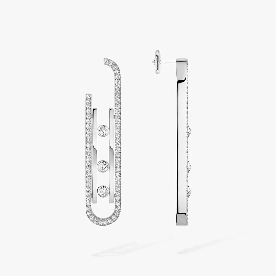 Earrings in white gold  Move 10th Earrings Messika