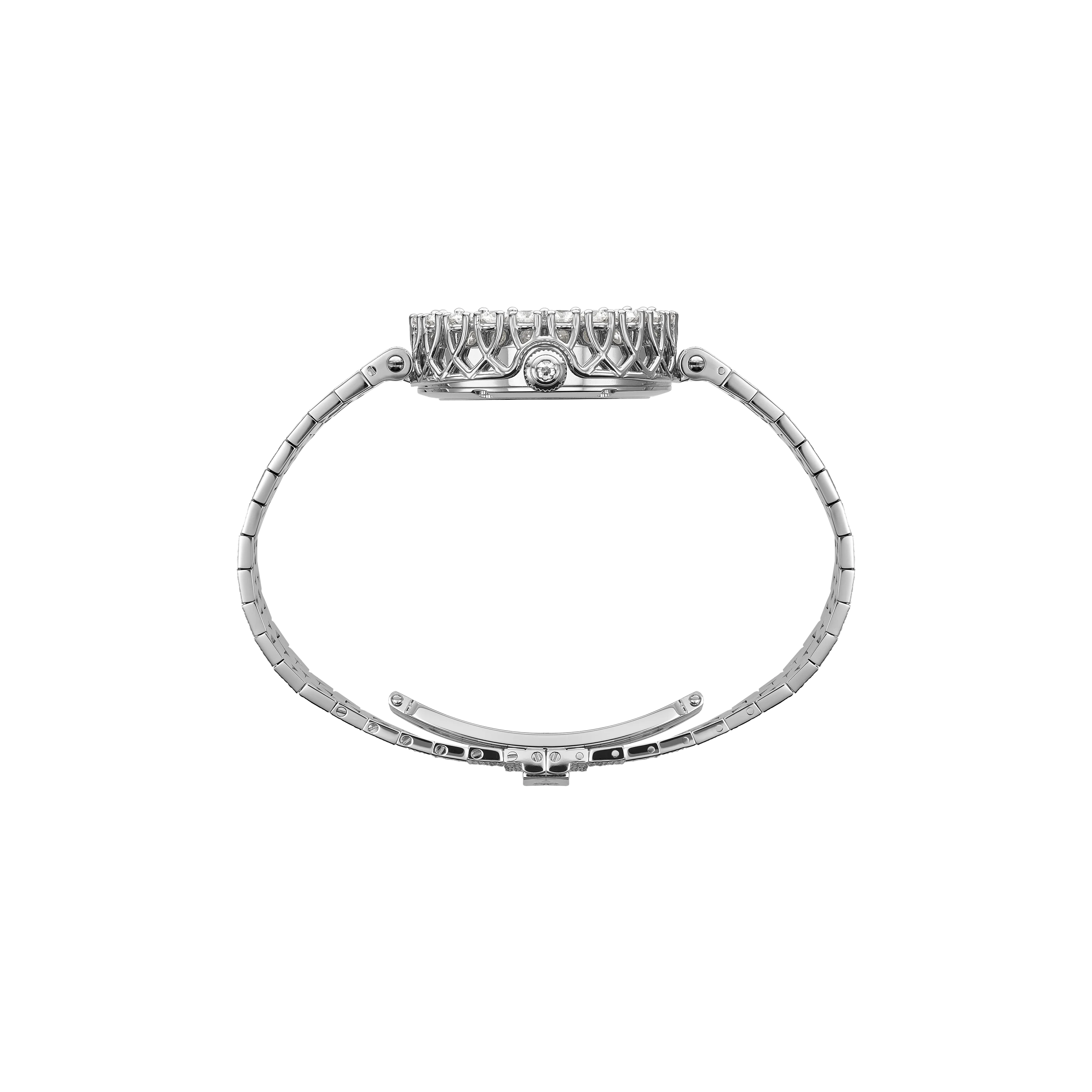 Watch in oro etico bianco L'Heure Du Diamant Round Chopard