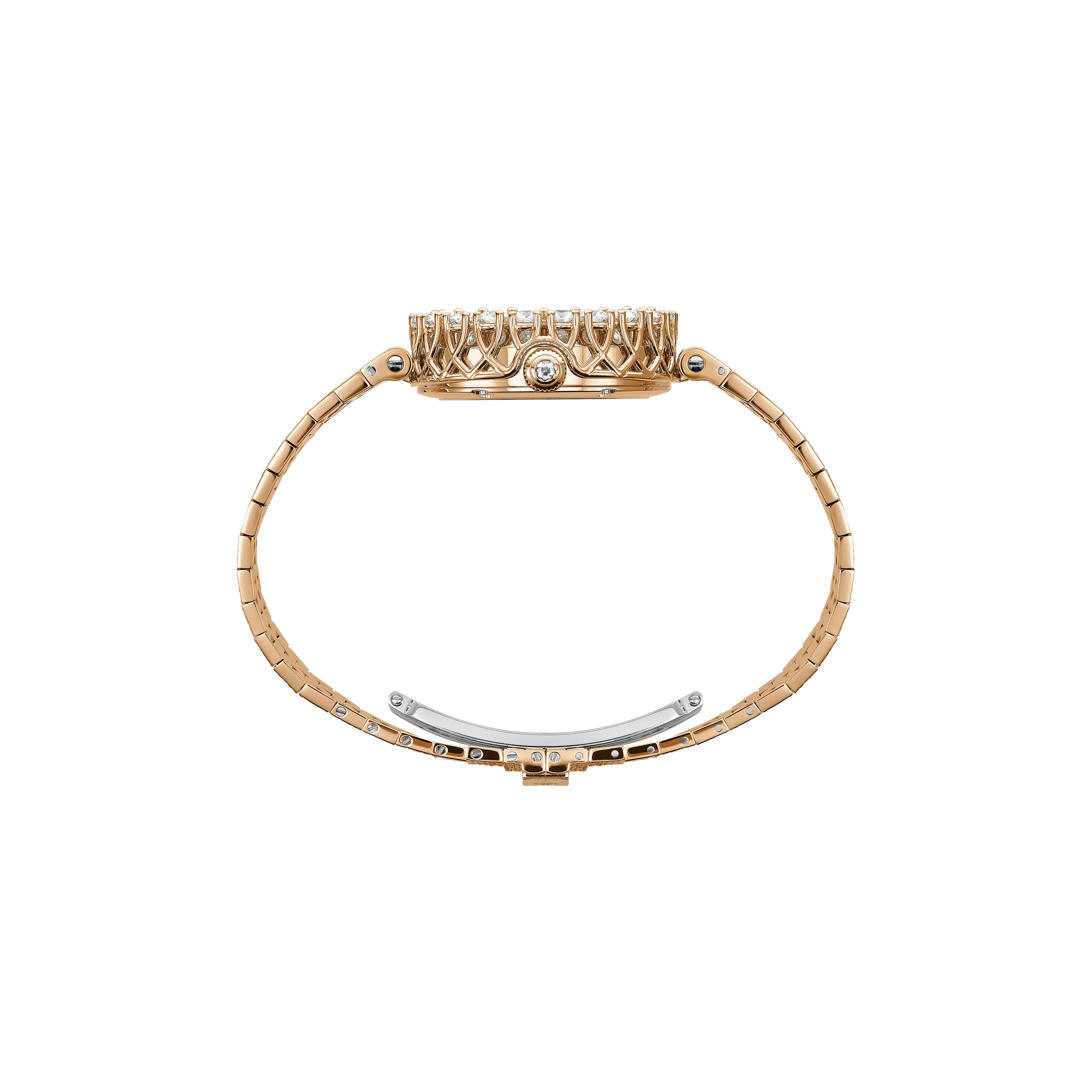 Watch in rose gold L'Heure Du Diamant Round Chopard