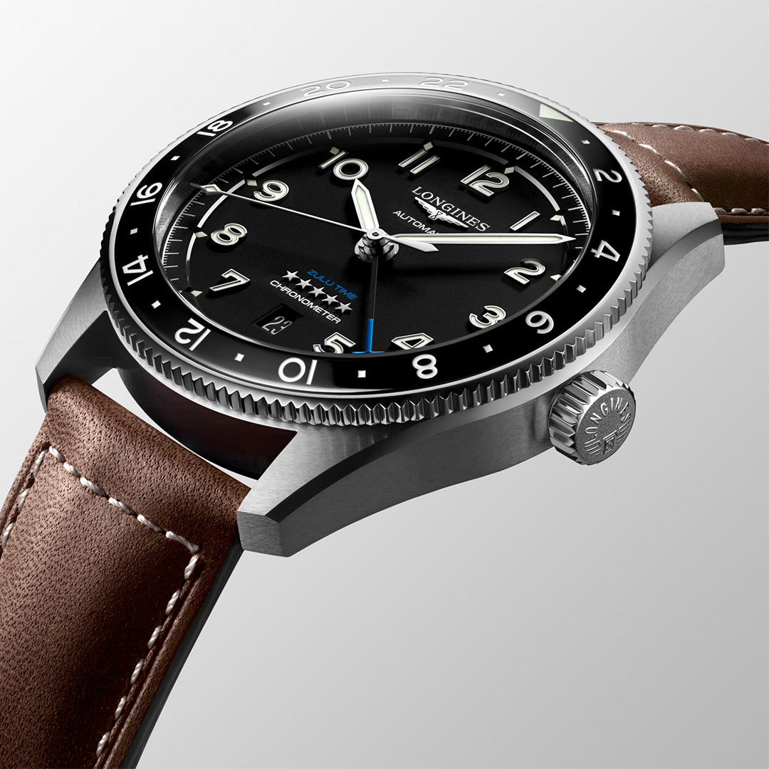 Watch in steel Spirit Zulu Time Longines